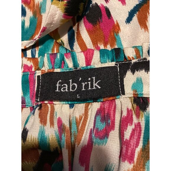 Marissa Blouse Ruffle Top Large Balloon Sleeve Colorful Flutter Y2K Boutique - Picture 9 of 9